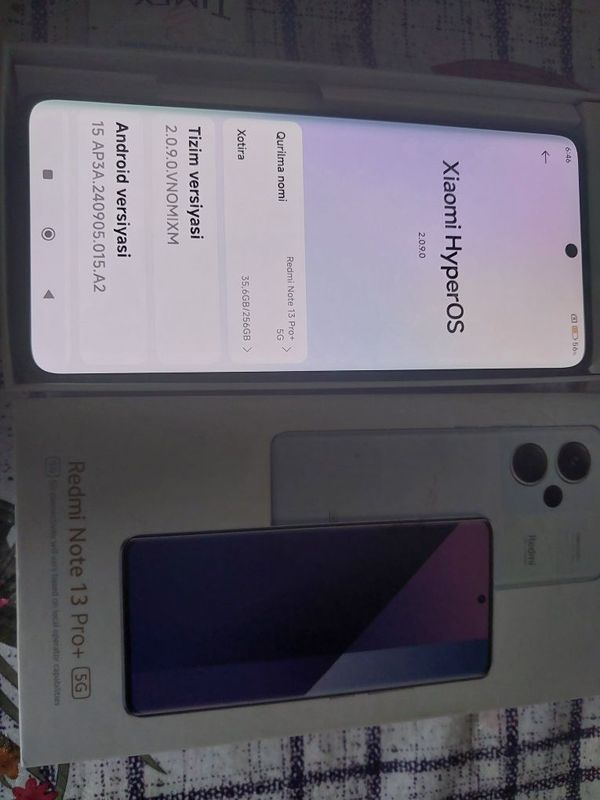 Redmi not 13 pro plus 5g Redmi not 13 pro plus 5g