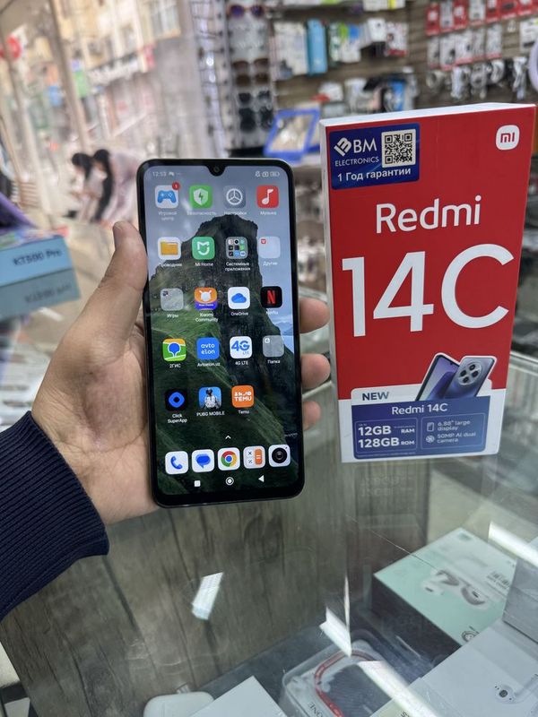 Redmi 14C sotiladi hotirasi 128gb 6gb+6gb