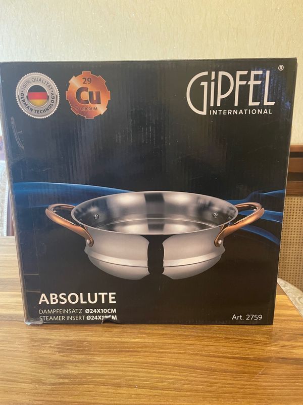 Пароварка-вставка GIPFEL Absolute 24x10 см Пароварка-вставка GIPFEL Absolute 24x10 см