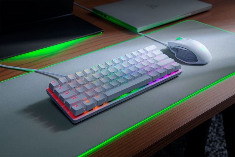 Клавиатура Razer Huntsman Mini Mercury Edition Red Switches.