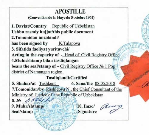 Apostille, Notarial tasdiqlash, Legalizatsiya, Tarjima xizmatlari