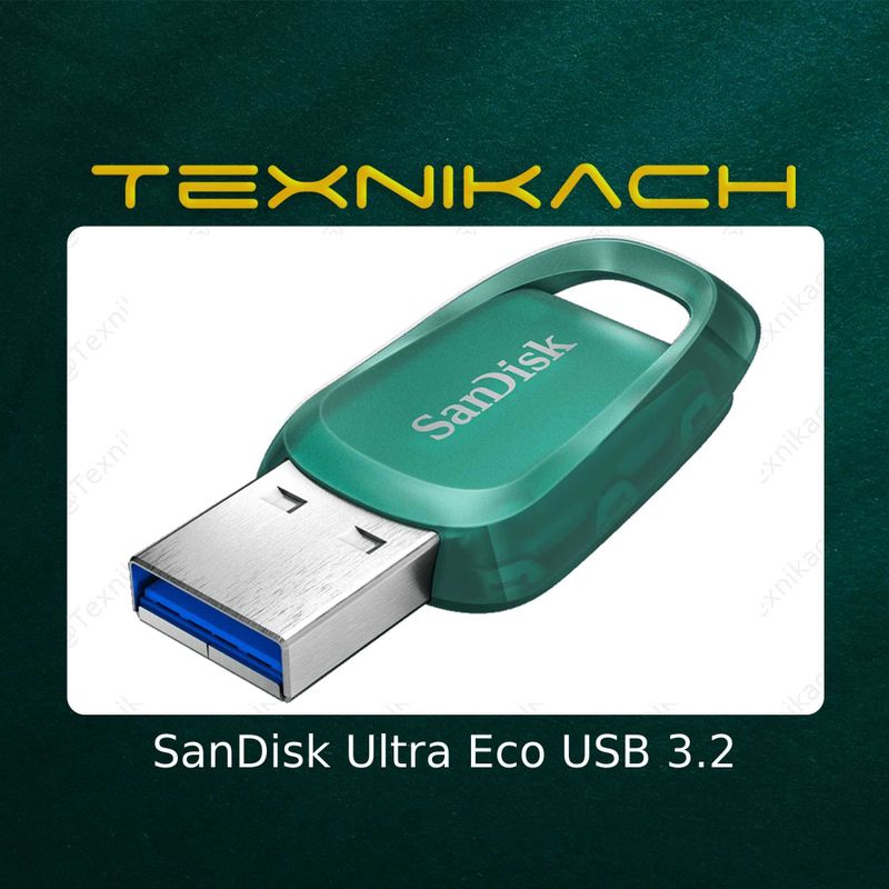 SanDisk Ultra Eco USB 3.2 • Доставка Бесплатно SanDisk Ultra Eco USB 3.2 • Доставка Бесплатно
