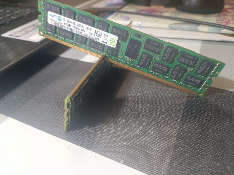 server ddr3 l 2*4gb