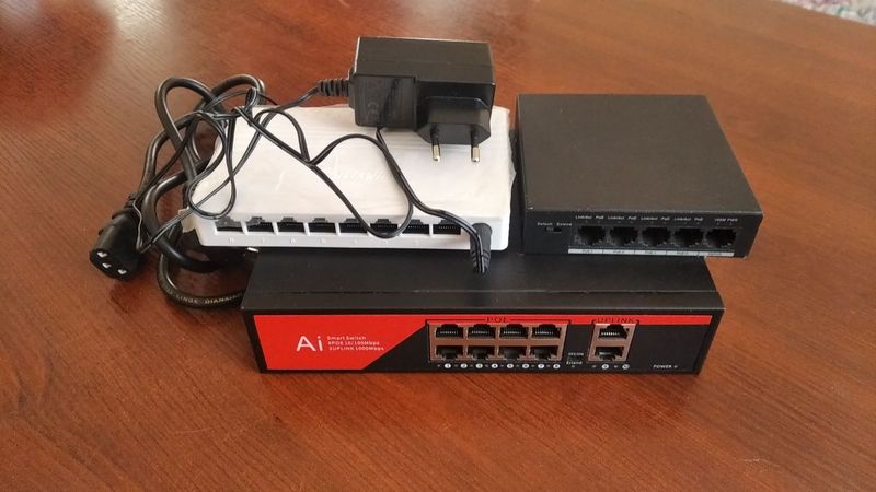 Poe switch цена за 3шт