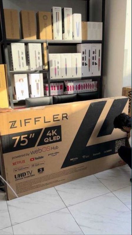 Телевизор Ziffler 75/65/55/43 Smart TV WebOS hub доставка бесплатно