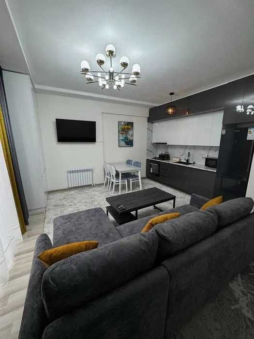 Сдается 2/7/14 квартира 50м² ЖК Zarafshan City Ор: Piramit Tower (США)