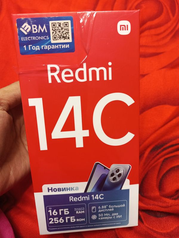 Redmi 14 C yengi xali karopkadan ochlmagan