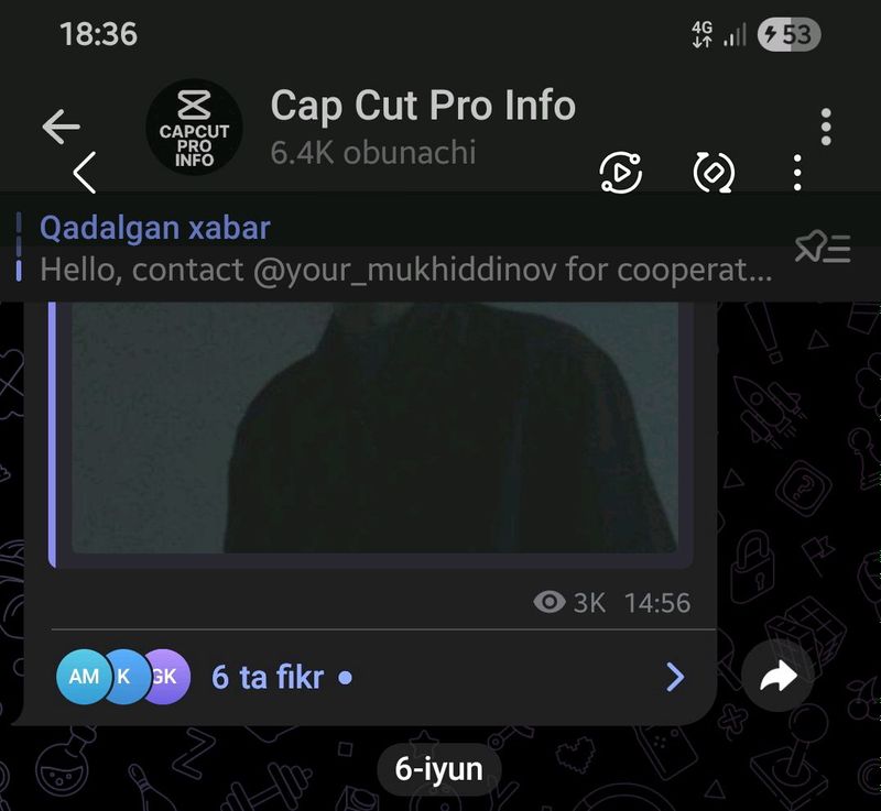 TELEGRAM KANAL VA BOT