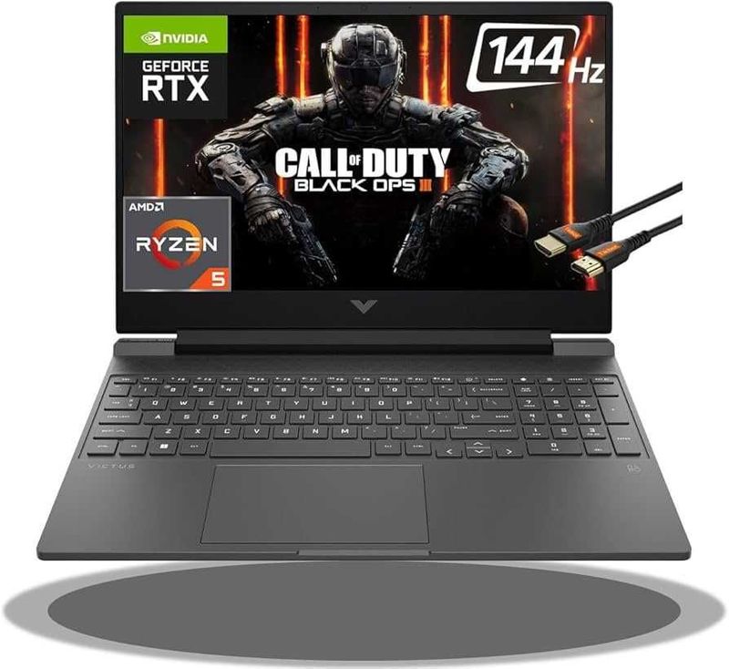 HP Victus (Ryzen 5 7534H/ 16-GB/ 512-GB/ RTX 2050) HP Victus (Ryzen 5 7534H/ 16-GB/ 512-GB/ RTX 2050)