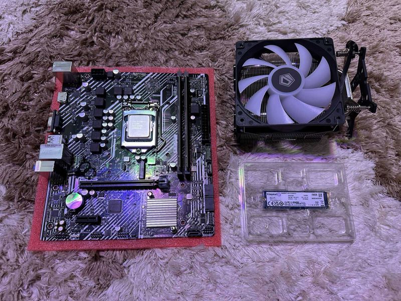 Комплект: i5-11400F, H510, DDR4 16GB, Cooler + SSD 256GB в подарок Комплект: i5-11400F, H510, DDR4 16GB, Cooler + SSD 256GB в подарок