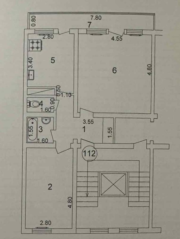 Юнусабад 14 квартал 2/8/9 (65²) продаётся квартира