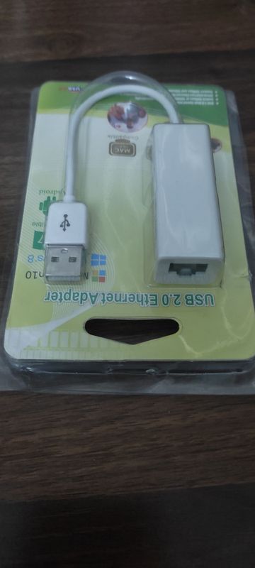 Переходник USB 20 интернет адаптер 10/100