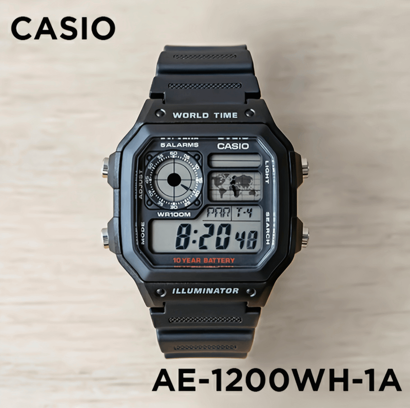 Casio AE-1200WH-1A AE-1200WH-1B Casio AE-1200WH-1A AE-1200WH-1B