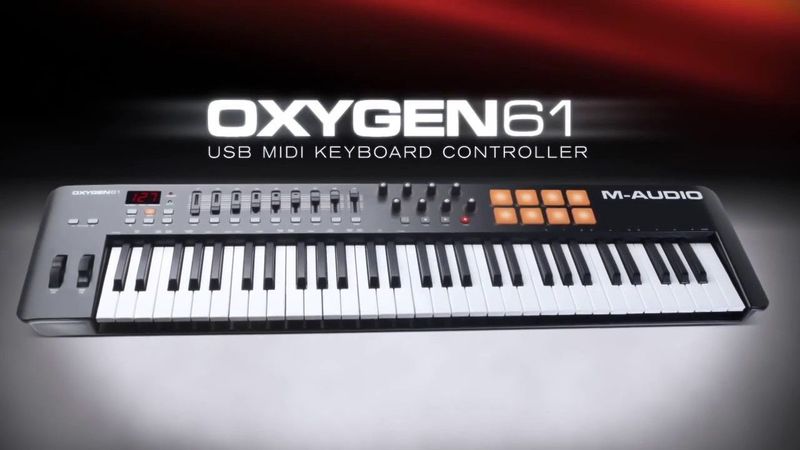 midi клавиатура: m-audio oxygen 61 midi клавиатура: m-audio oxygen 61