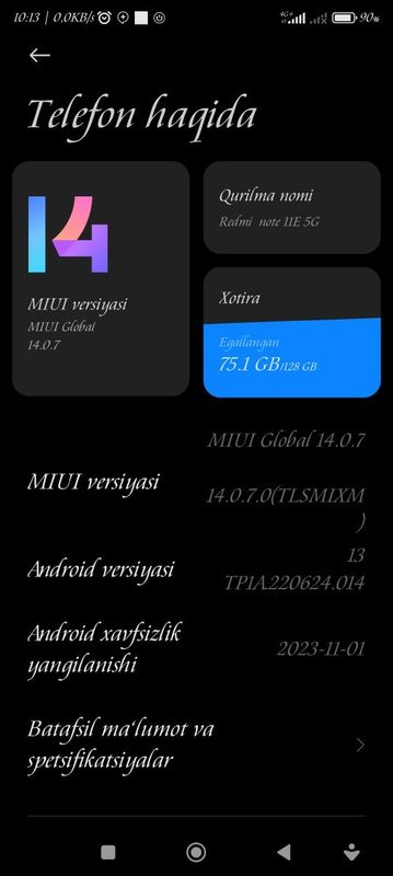 Redmi Nit 11 E 5G