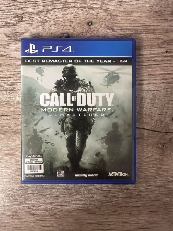 Игра call of duty modern warfare remastered для playstation 4