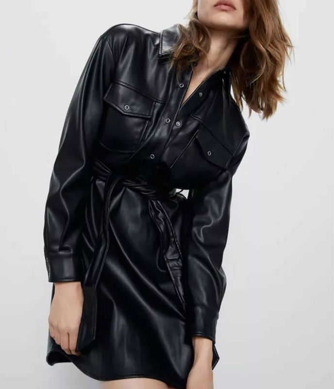 Платье рубашка Zara