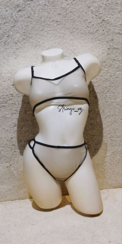 Penyuar top+string Пеньюар топ стринги Penyuar top+string Пеньюар топ стринги
