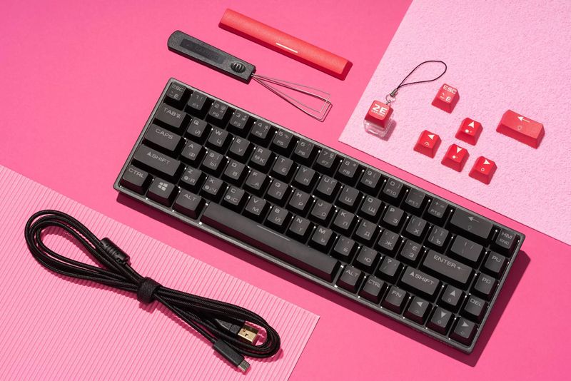 Игровая клавиатура 2E Gaming KG380 RGB Gateron | BLUE Switch WL BLACK