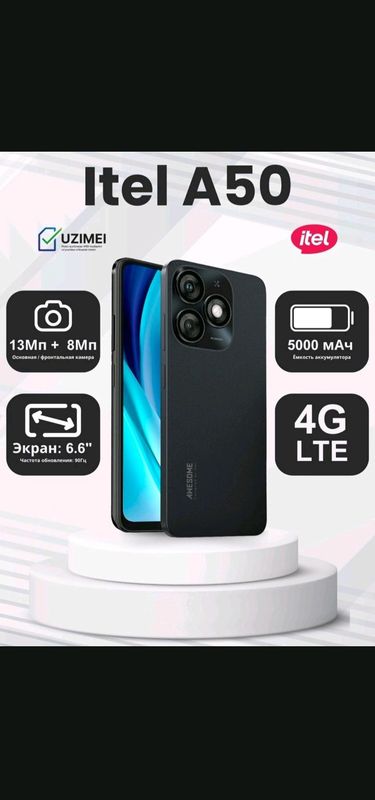 Itel A50 aybi yoʻq 5+3 xotirasi128 1700000 Itel A50 aybi yoʻq 5+3 xotirasi128 1700000