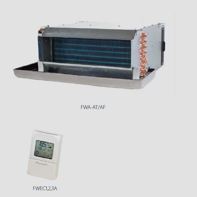 Фанкойл канальный DAIKIN, 4х трубный. Настенный пульт в комплекте. Фанкойл канальный DAIKIN, 4х трубный. Настенный пульт в комплекте.