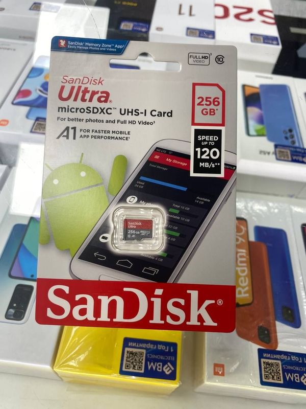 SanDisk Ultra Micro sd 256 gb 100 mb/s