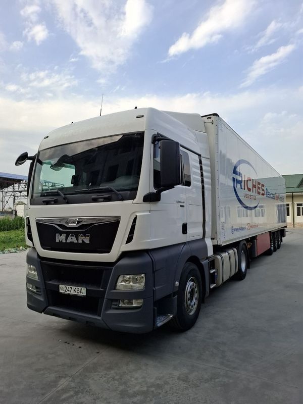 MAN TGX 18.440 EURO 6 + SCHMITZ Реф Сотилади MAN TGX 18.440 EURO 6 + SCHMITZ Реф Сотилади