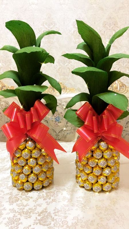 Shokoladli ananas. Bayram stollari uchun va sovga uchun ajoyib tanlov