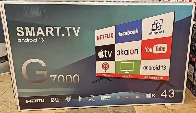 Телевизор Samsung 43" Android 13 G7000 /Гарантия/Доставка