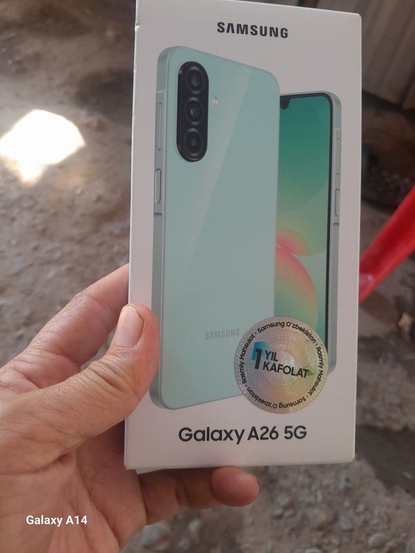 GALAXY A26 5G kafolati bilan GALAXY A26 5G kafolati bilan