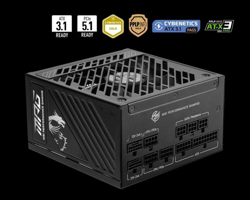 Новый, запакованный Блок Питания MSI MPG A850GS PCIE5 850W. Модульный. Новый, запакованный Блок Питания MSI MPG A850GS PCIE5 850W. Модульный.