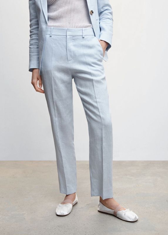 Mango. Plus size. Брюки. 100% лён Mango. Plus size. Брюки. 100% лён