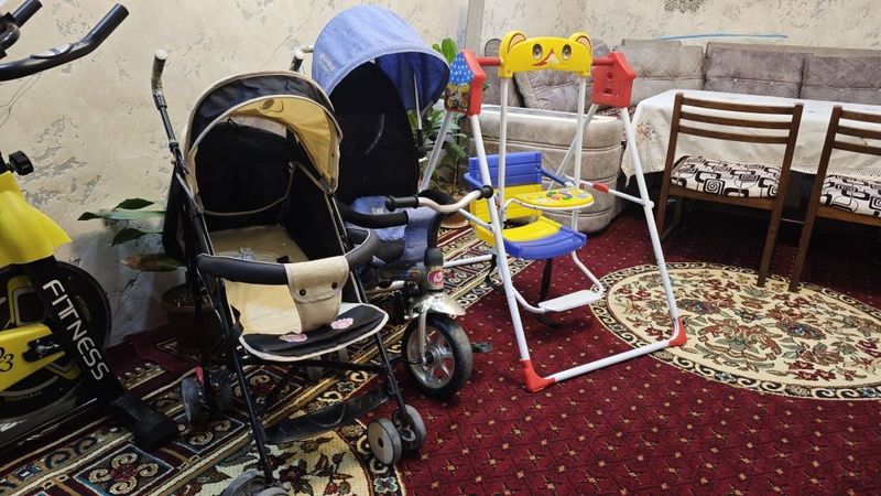 Болалар учун качели велосипед коляска Болалар учун качели велосипед коляска