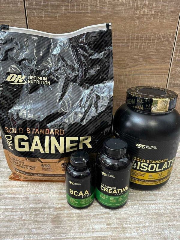 Pro gainer+Protein ISOLATE+creatine+bcaa SROCHNO!!! ORGINAL USA