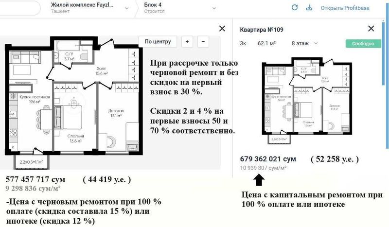 Ипотека, котлован! Новострой 2026г. 3/8/9 ав.газоблок 62м². Т/ц Компас