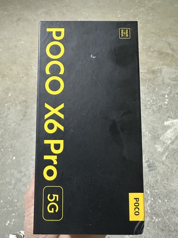 Poco x6 pro 8.256.grey ochilmagan yangi