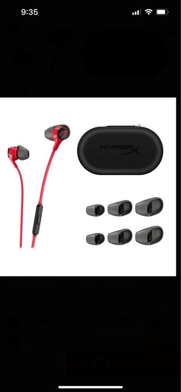 hyperx cloud earbuds 2 red hyperx cloud earbuds 2 red
