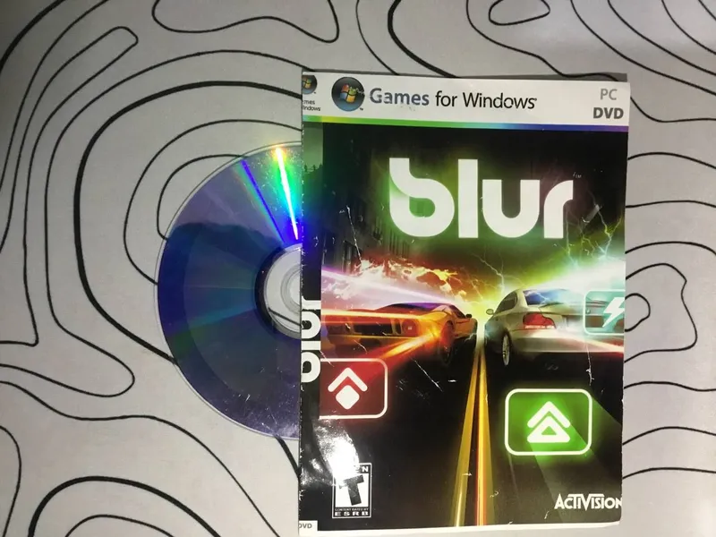 DVD/PC disk BLUR games for Windows DVD/PC disk BLUR games for Windows