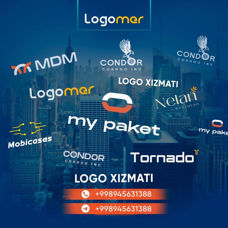 Logo Branding va Dizayn xizmatlarini taklif qilamiz!