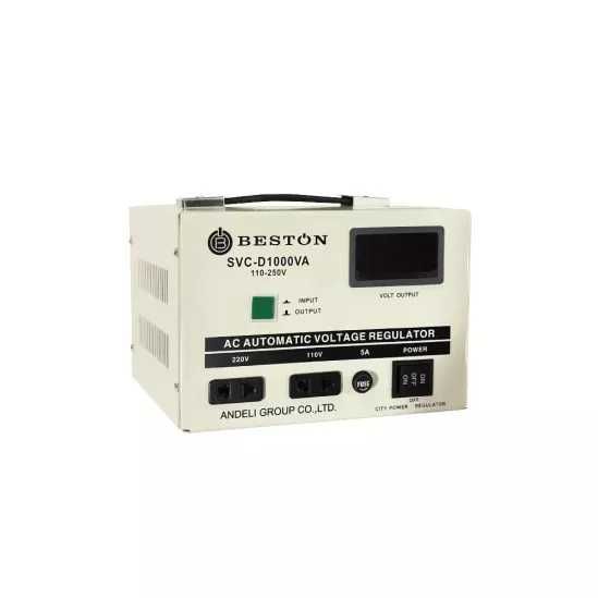 Стабилизатор напряжения BESTON SVC-D3000VA 110-250V Bypass Стабилизатор напряжения BESTON SVC-D3000VA 110-250V Bypass