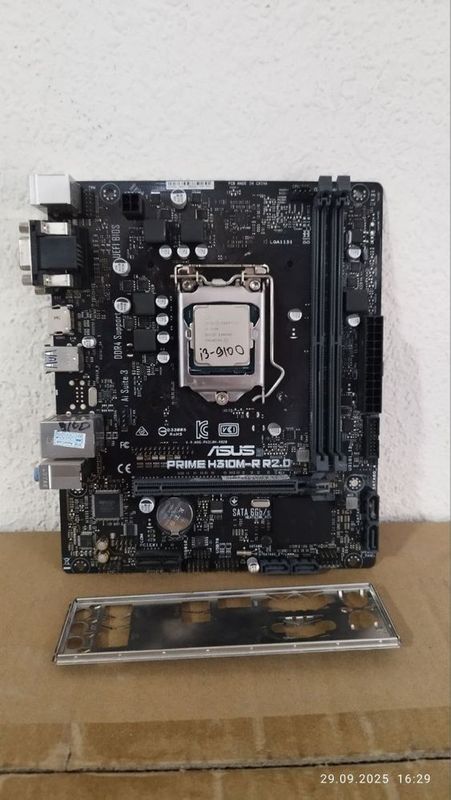 Мат плата h310M + i3-9100