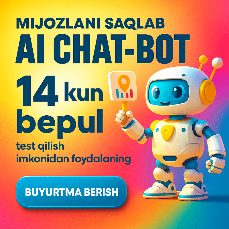 Kichik biznes uchun chatbot yechimlari