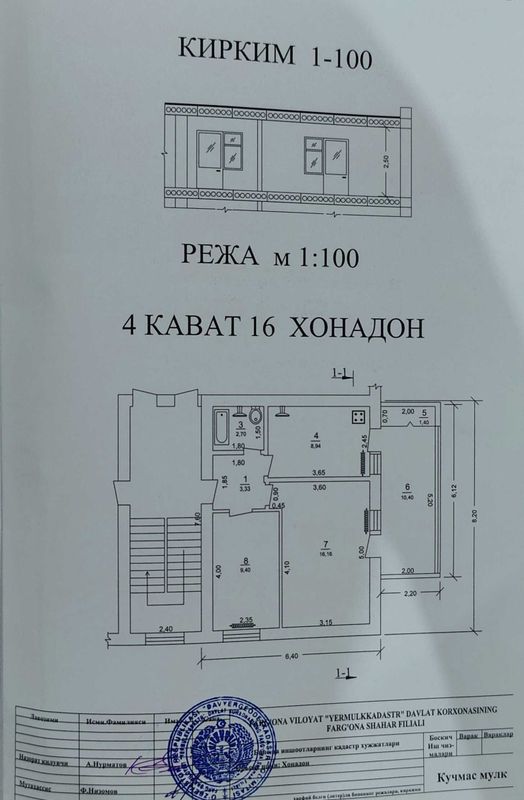 2х комнатная квартира в Фергане