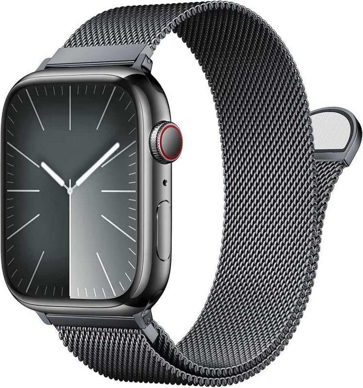 Новые Apple Watch 10 Milanese Loop Titanium! Бесплатная Доставка!