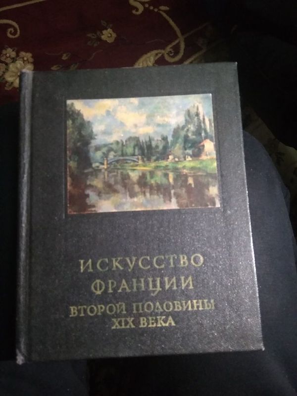 Книга искусство Франции второй половины 19 века.