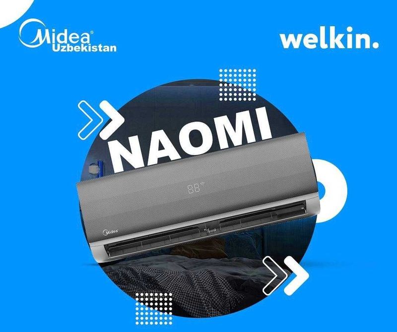 Кондиционер MIdea модель NAOMI-WF Btu Inverter Quattro