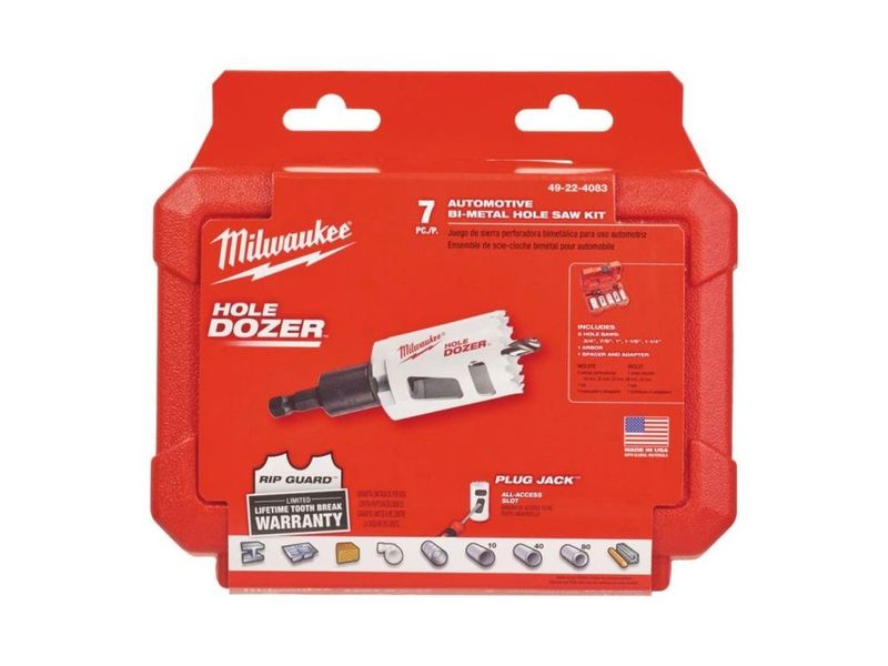 Набор биметаллических коронок MILWAUKEE HOLE DOZER HOLESAW SET Набор биметаллических коронок MILWAUKEE HOLE DOZER HOLESAW SET