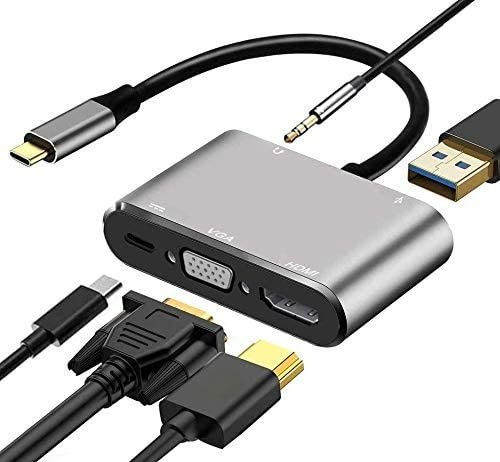 Доставка! Type c vga/hdmi/ usb/ type c pd / aux переходник,адап Доставка! Type c vga/hdmi/ usb/ type c pd / aux переходник,адап