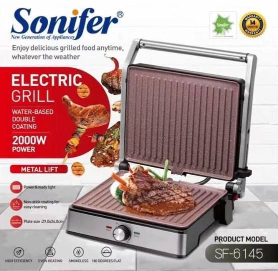 Тостер Гриль Сендвичница Вафельница Toaster Toster Sonifer 6145