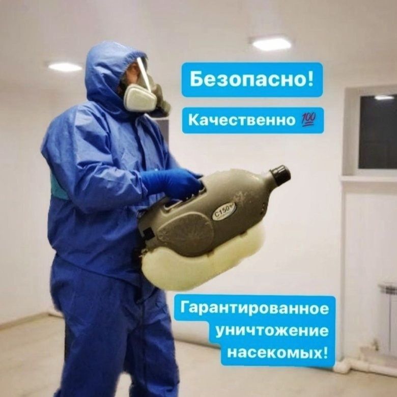 Надоели насекомые решим проблему за один визит дезинфекция